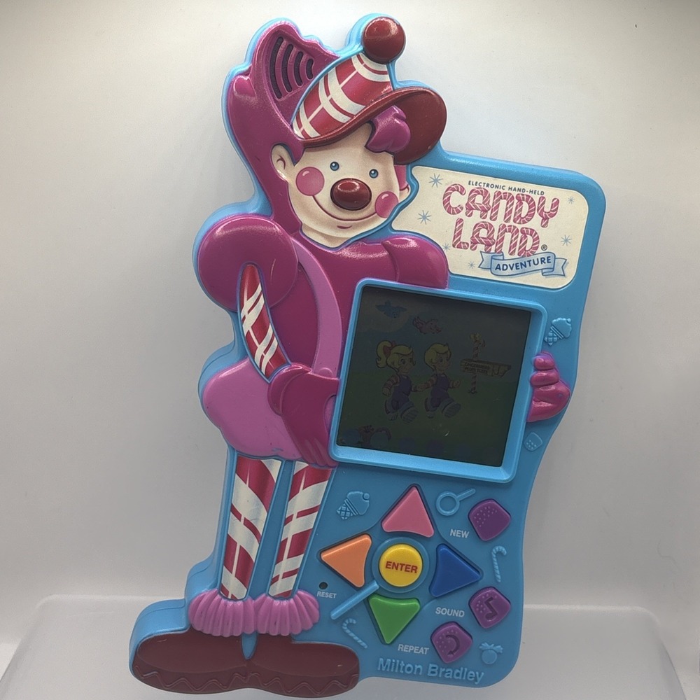 Vintage 1997 CandyLand Adventure Talking Handheld Electronic Game Milton Bradley